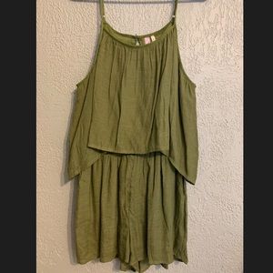 Olive Green Romper